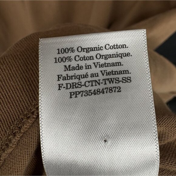 Everlane Women's Organic Cotton Dolman Sleeve Midi T-shirt Dress XL Brown - Picture 6 of 8